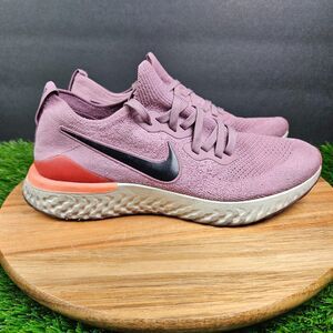 Nike Epic React Flyknit 2 Shoes Womens 10 Plum Dust Athletic Running Sneakers